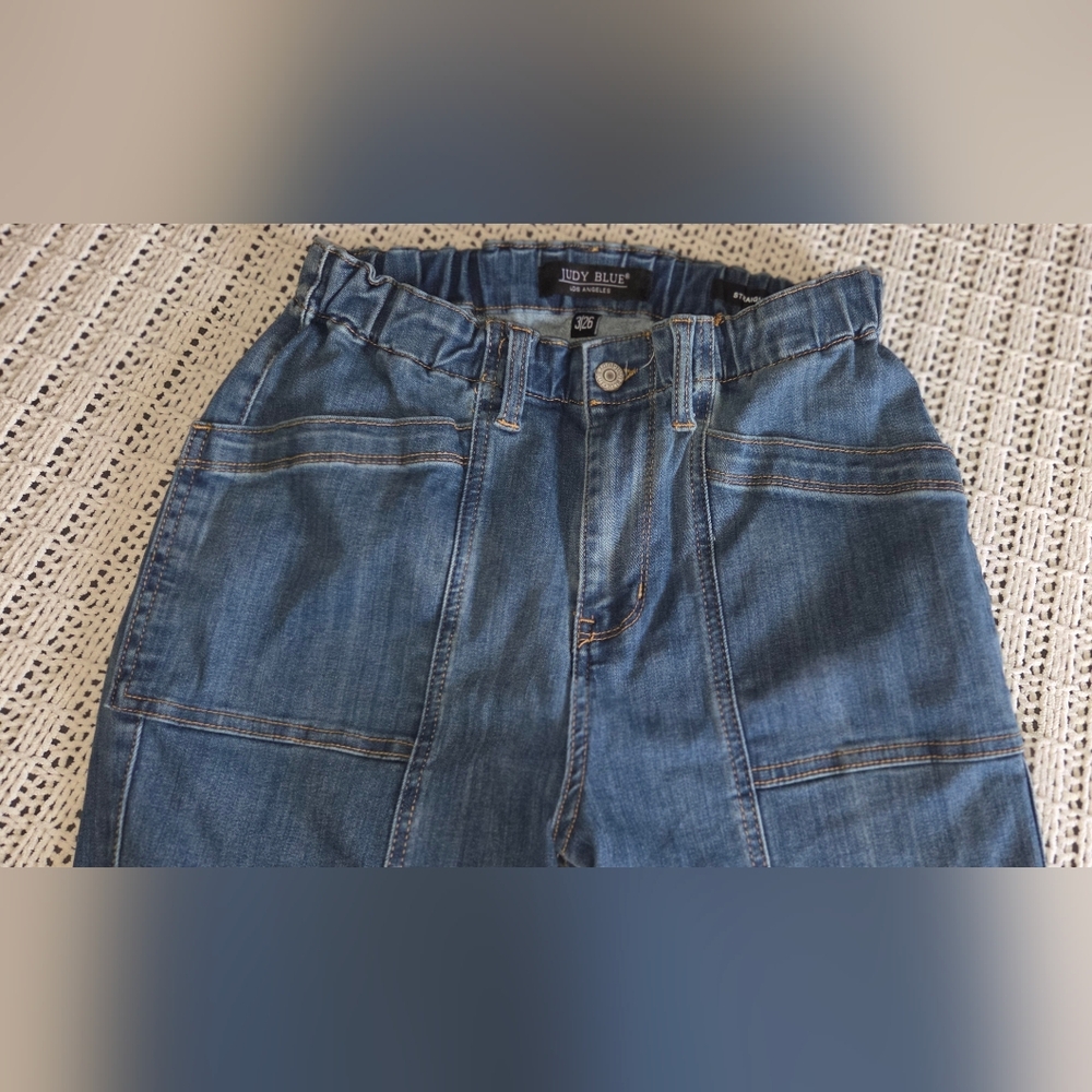Judy Blue High Rise Charleston Straight Jeans Size 3/26 - Picture 6 of 8